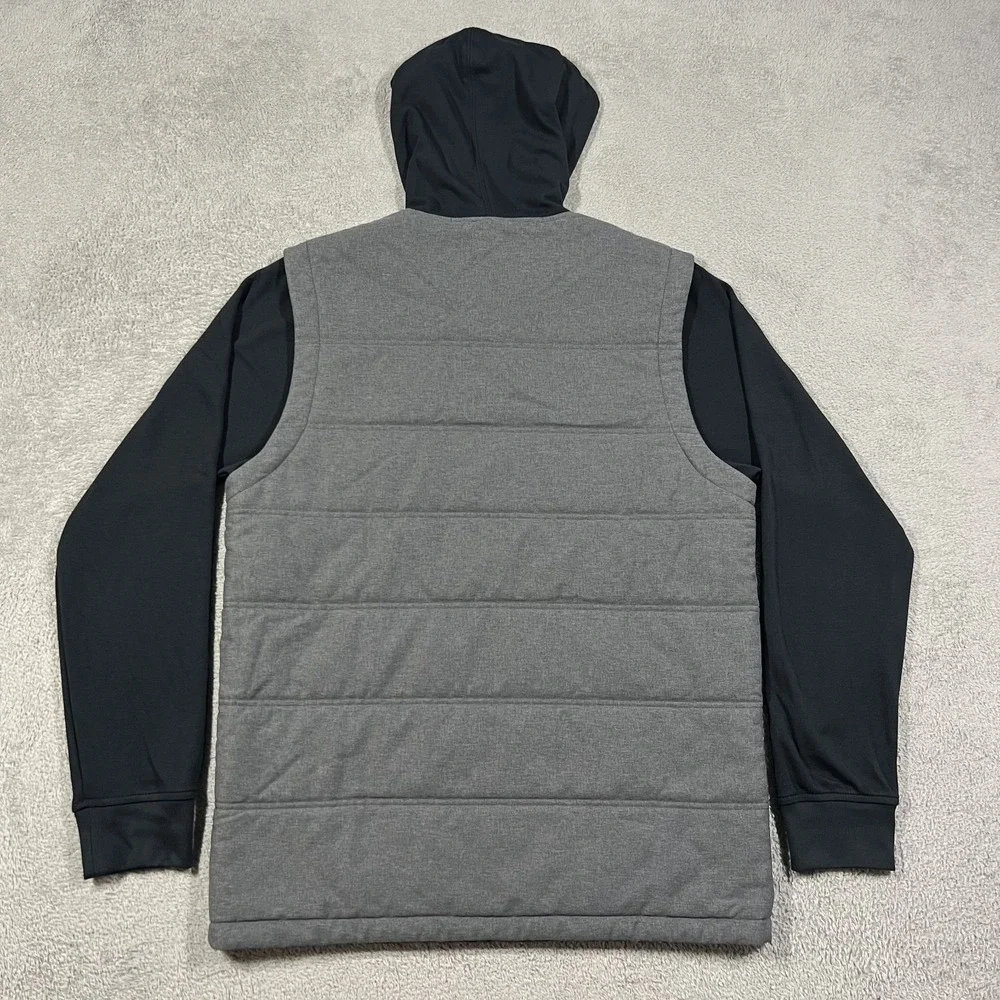 Travis Mathew Scavenger Jacket Mens Medium Hooded Puffer Vest Full Zip Golf